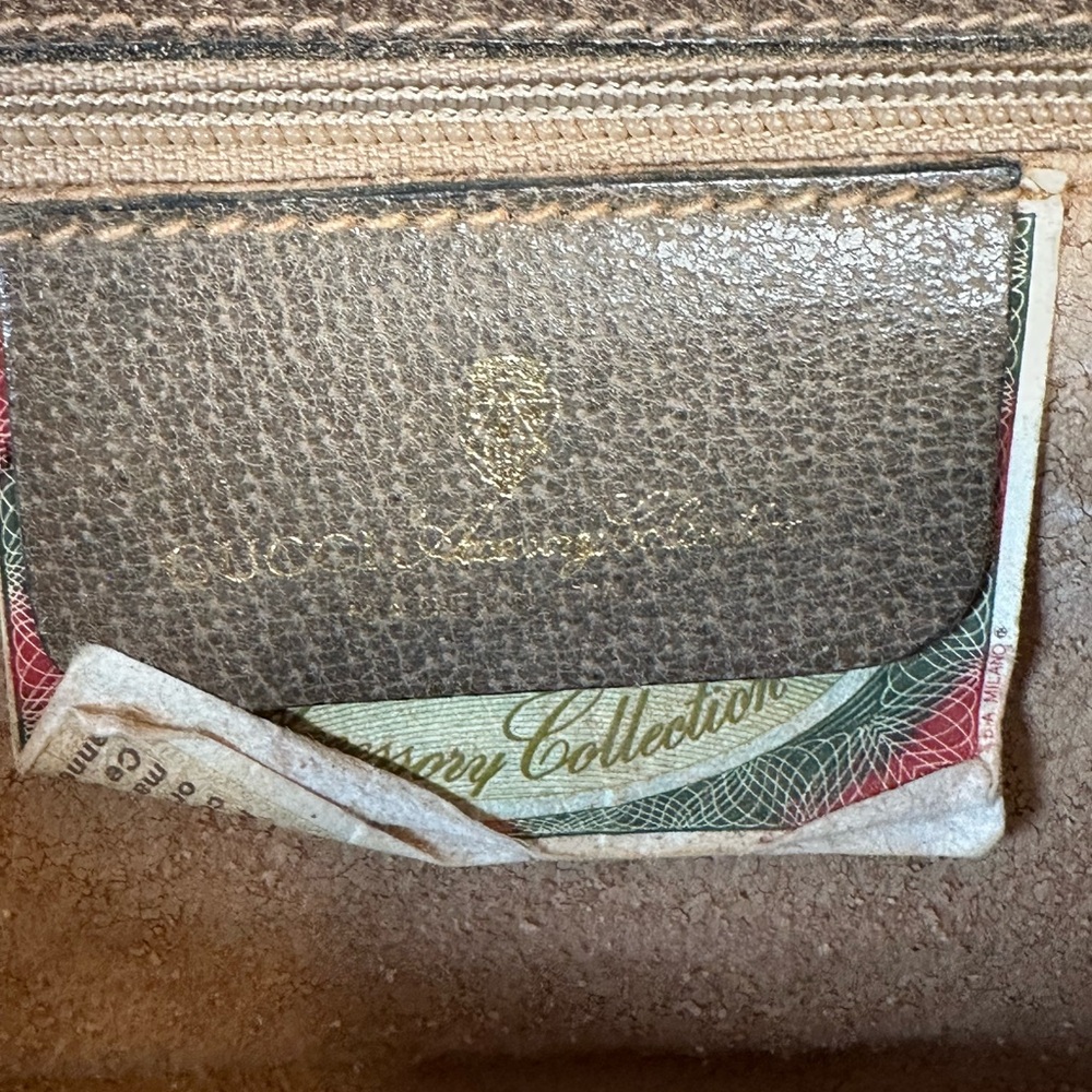 Gucci Beige Brown Monogram Crossbody Bag - Picture 6 of 14